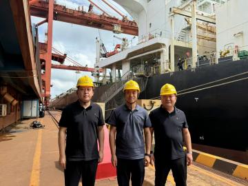 圆梦钱包煤炭首艘13万吨级澳洲进口煤顺利到港实现交付